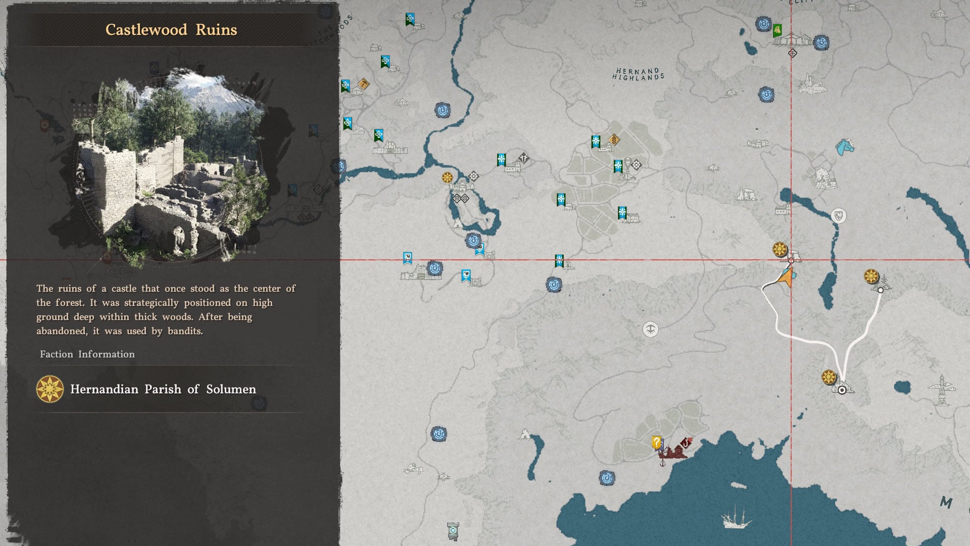 Duskfang Leather Gloves Location Map