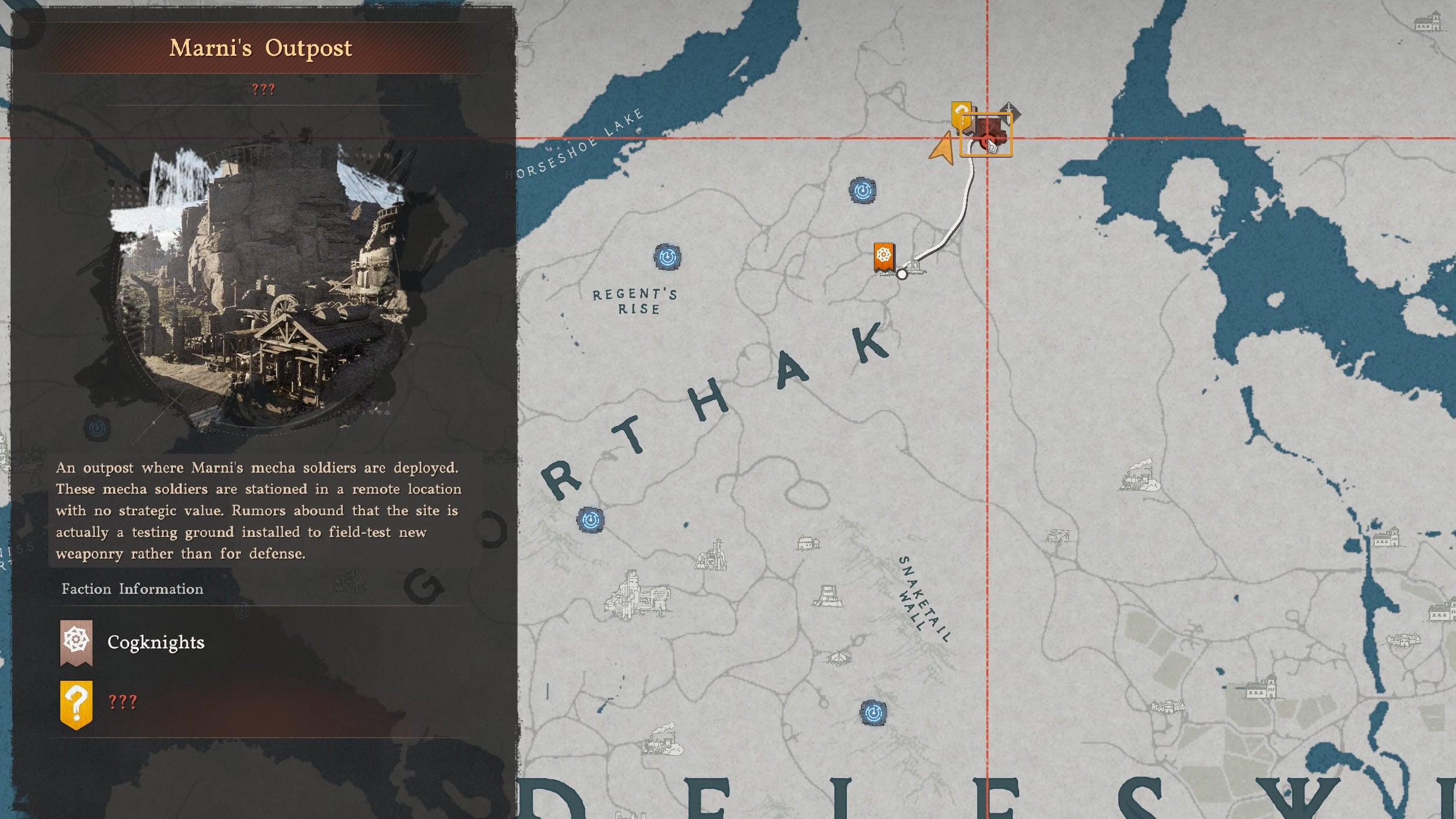 Electro-Mecha Longsword Location Map