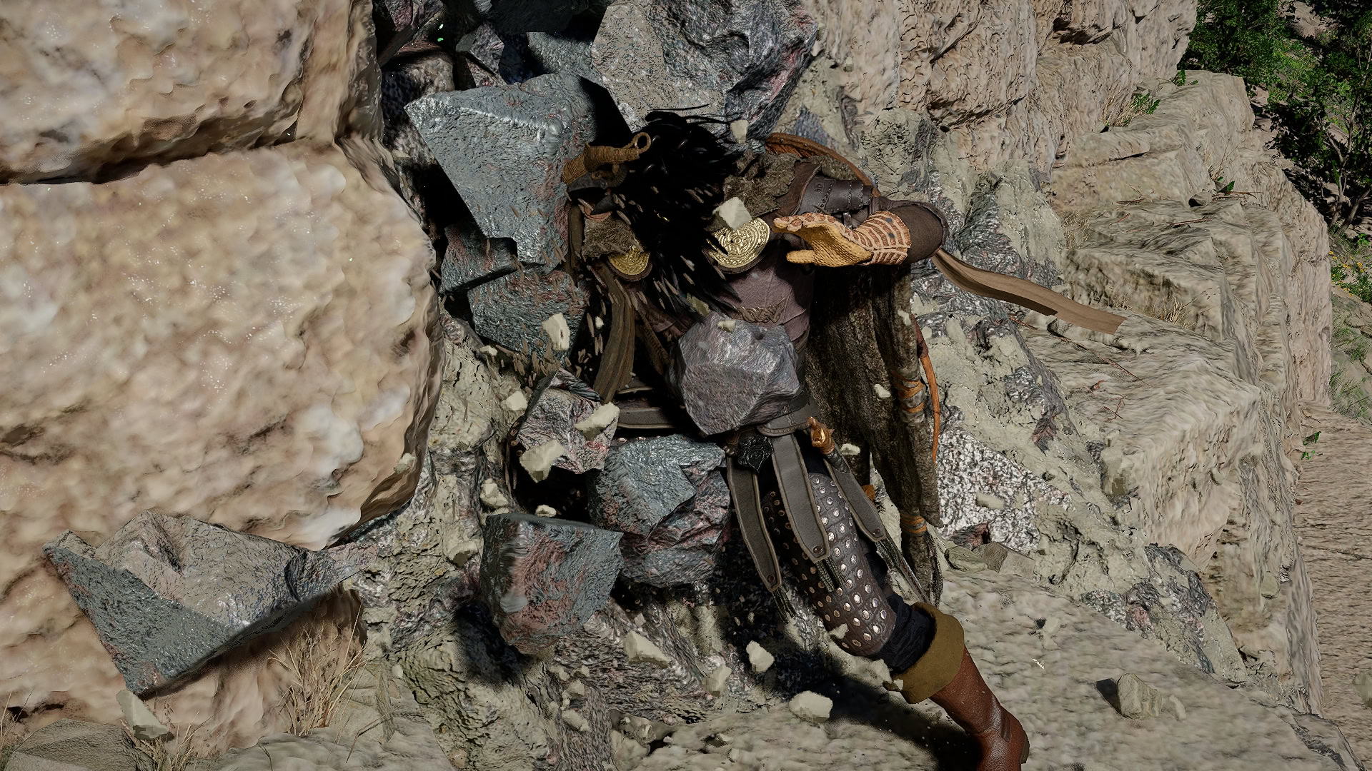 Using Force Palm for Resource Collection - Mining