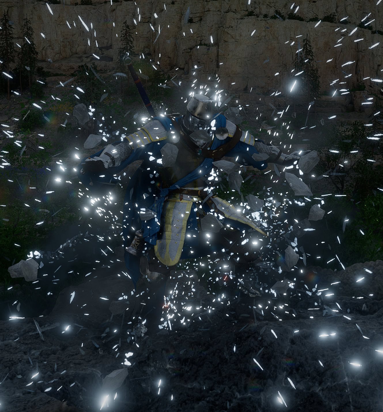 Frost Mantle skill animation and effect