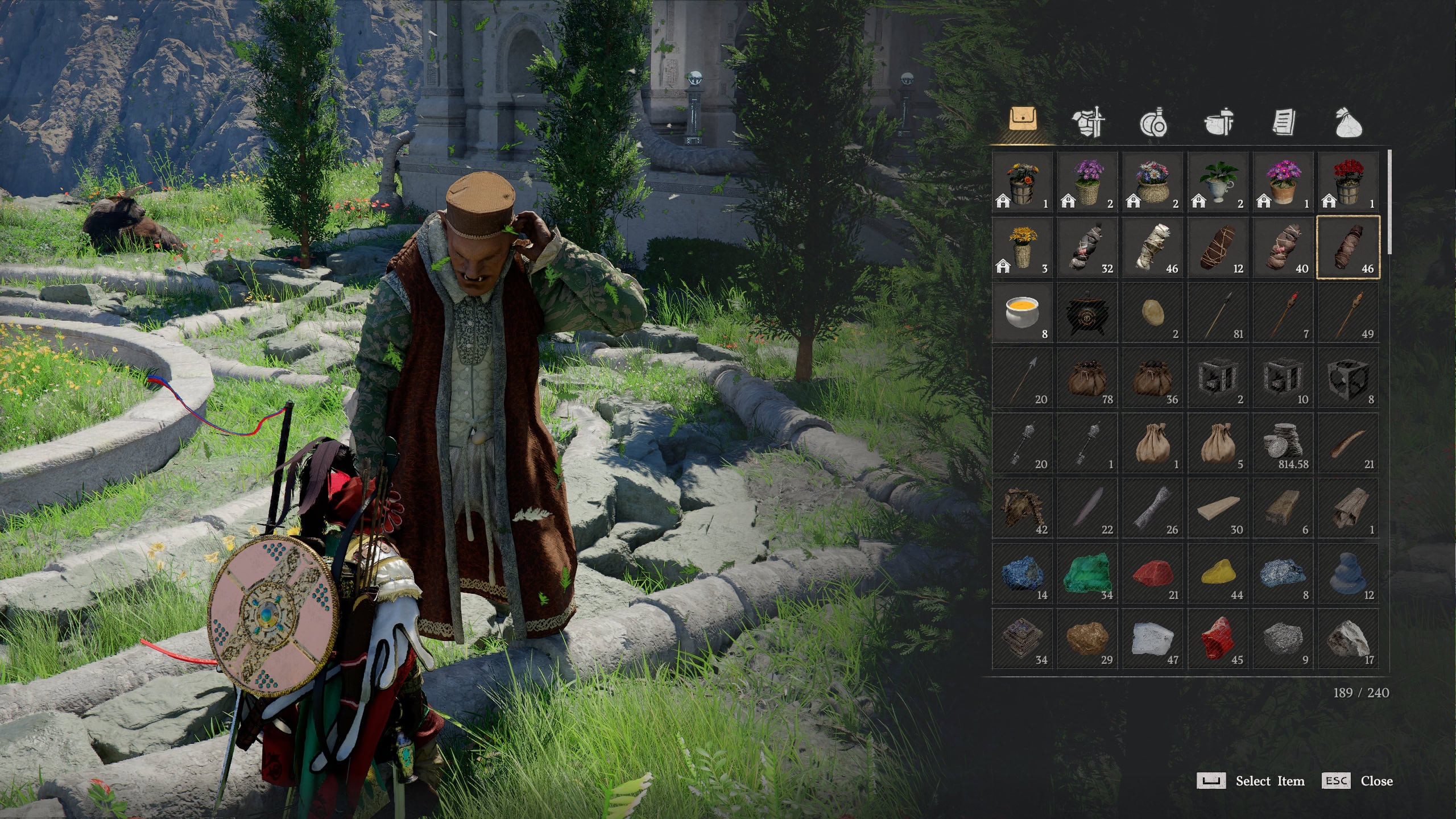 Giving gifts to a Troll NPC in Crimson Desert