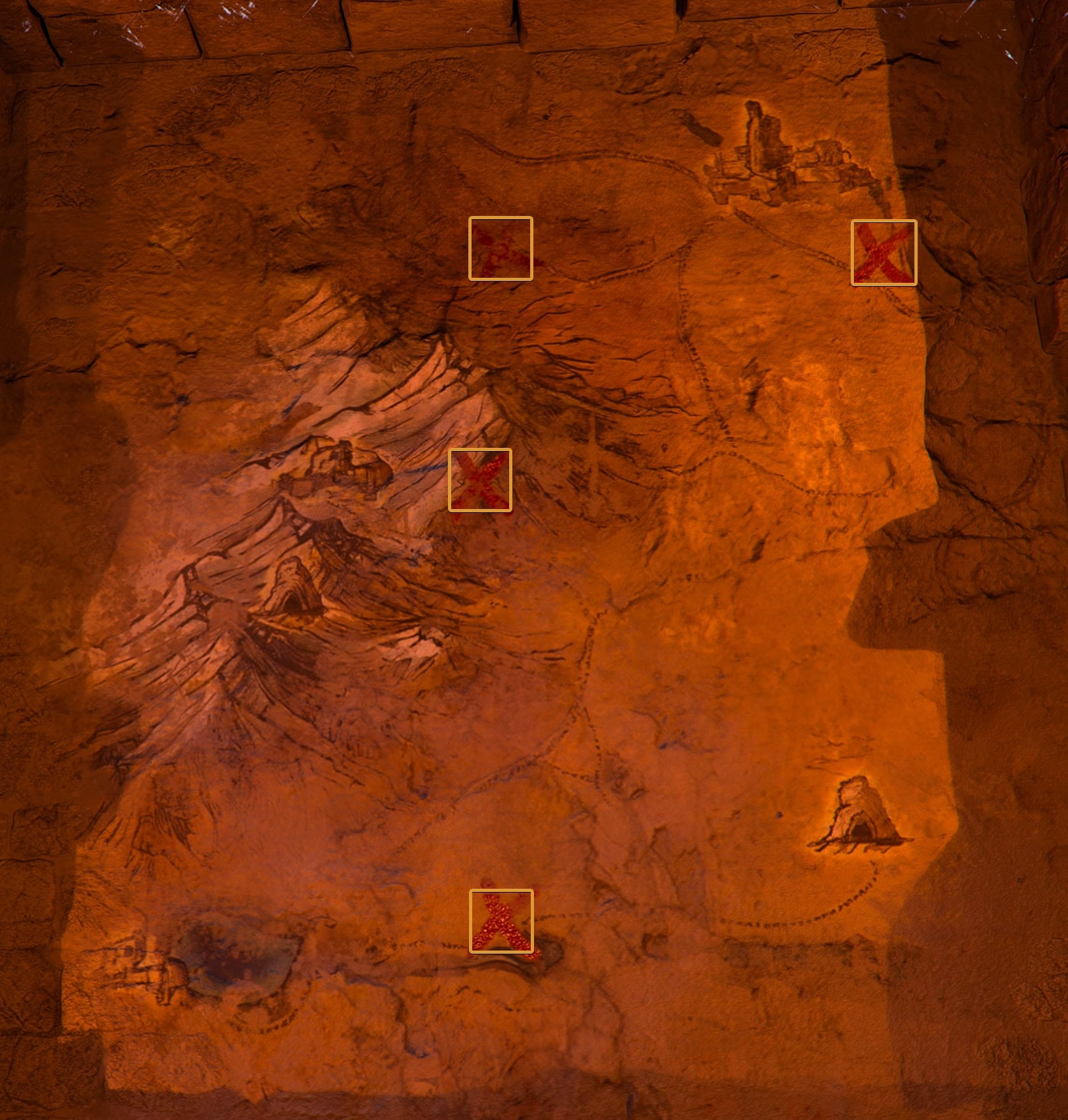 Hidden Chamber of Wisdom Tile Puzzle Map