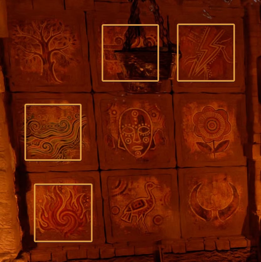 Hidden Chamber of Wisdom Tile Puzzle Solution in Crimson Desert