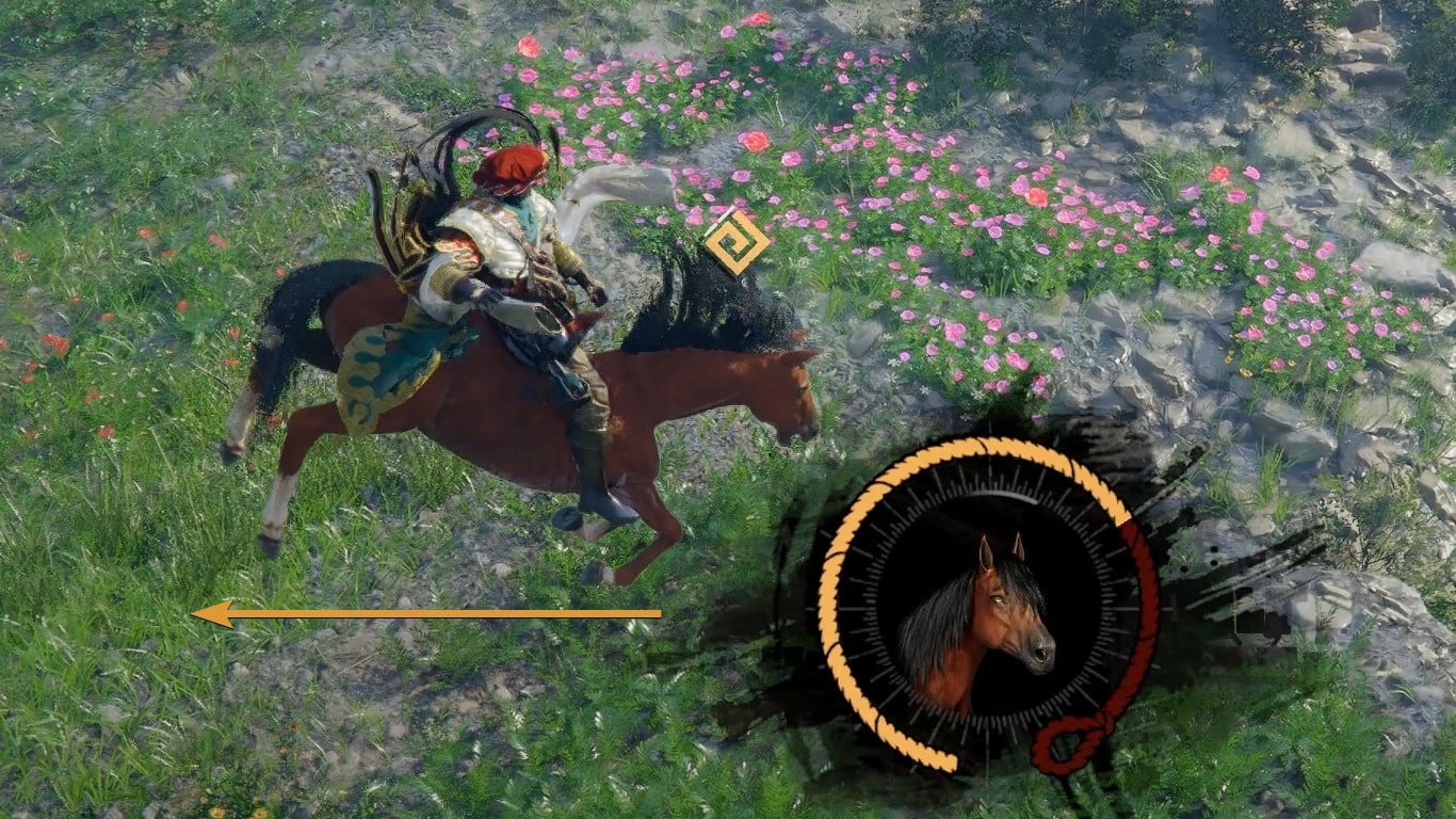 Taming Horse minigame in Crimson Desert