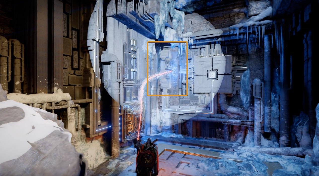 Place the battery in the socket on the left of the wall