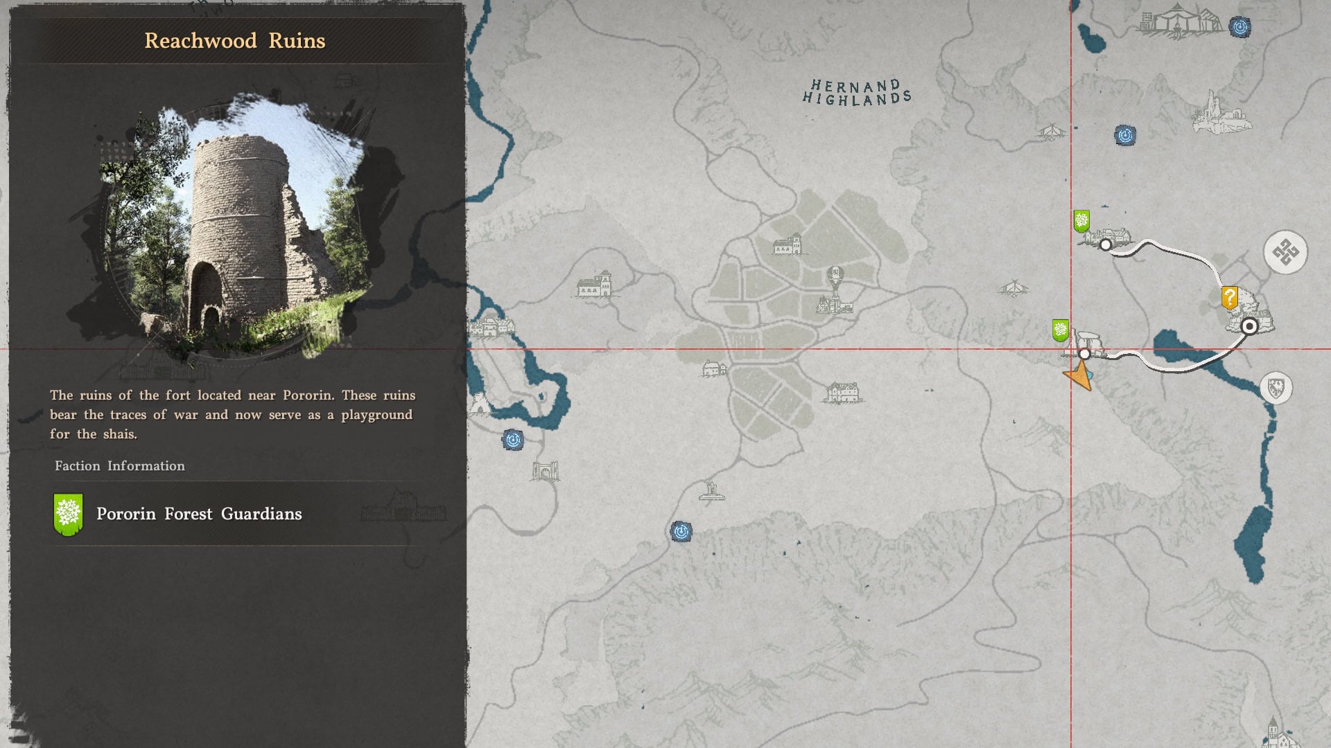 Duskfang Leather Boots Location Map