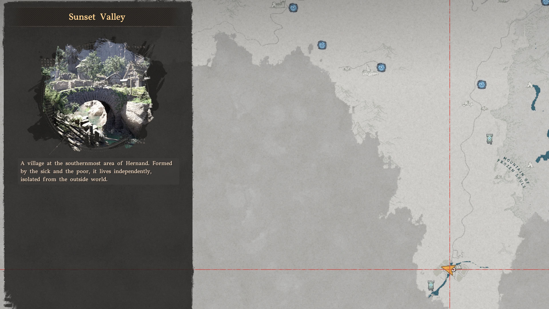 Mask of the Devil of the Reed Field Map