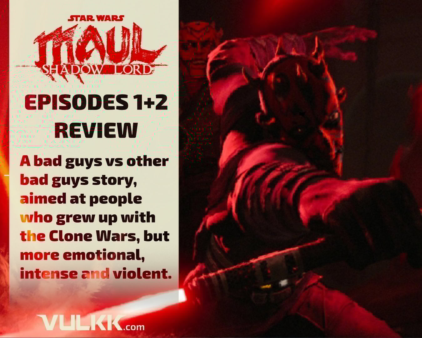 Maul - Shadow Lord Season 1 Episodes 1 and 2 Review