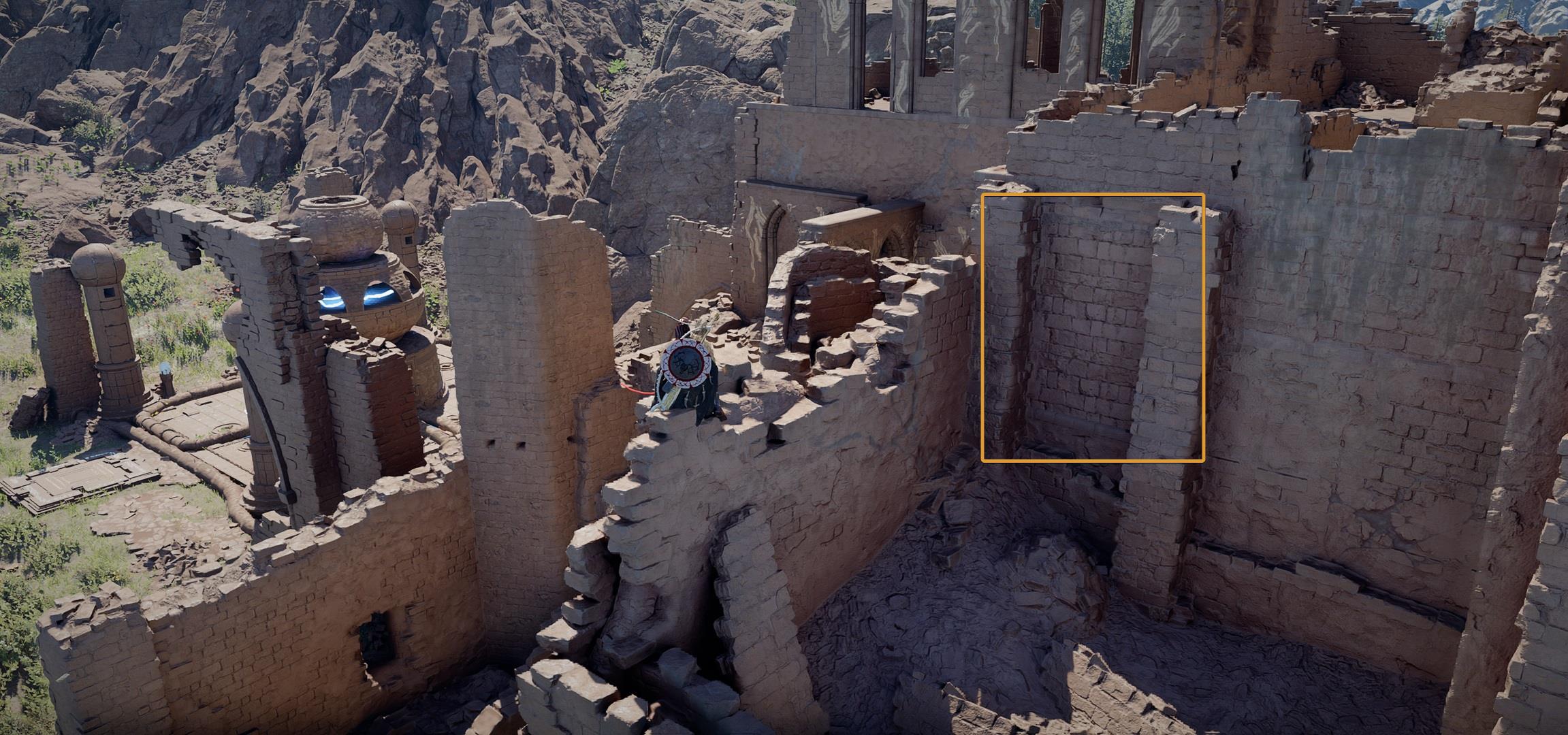 Hidden chest location