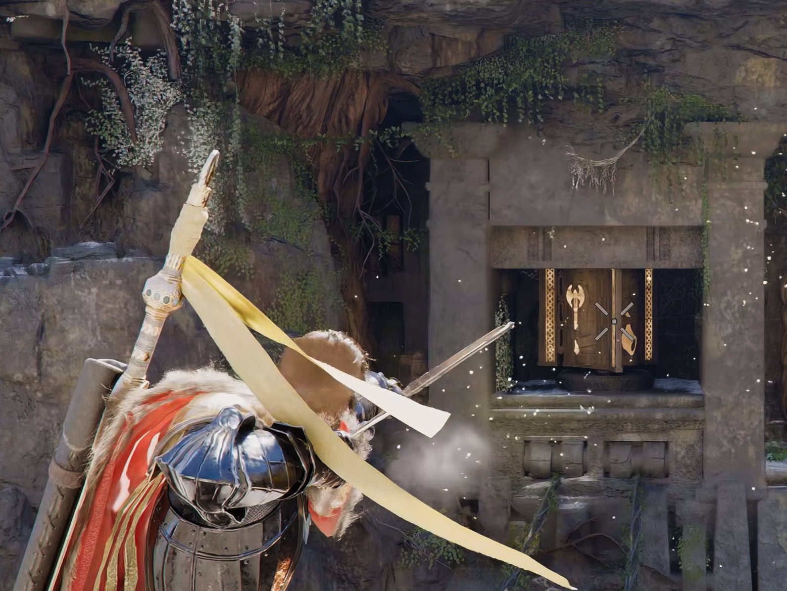 Shooting statue to spin closer to the middle