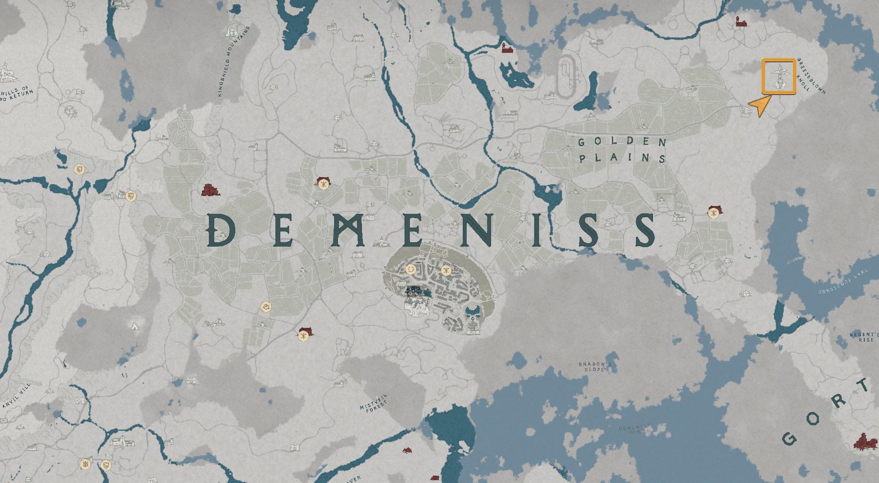 How to reach the Spire of Clockwork map