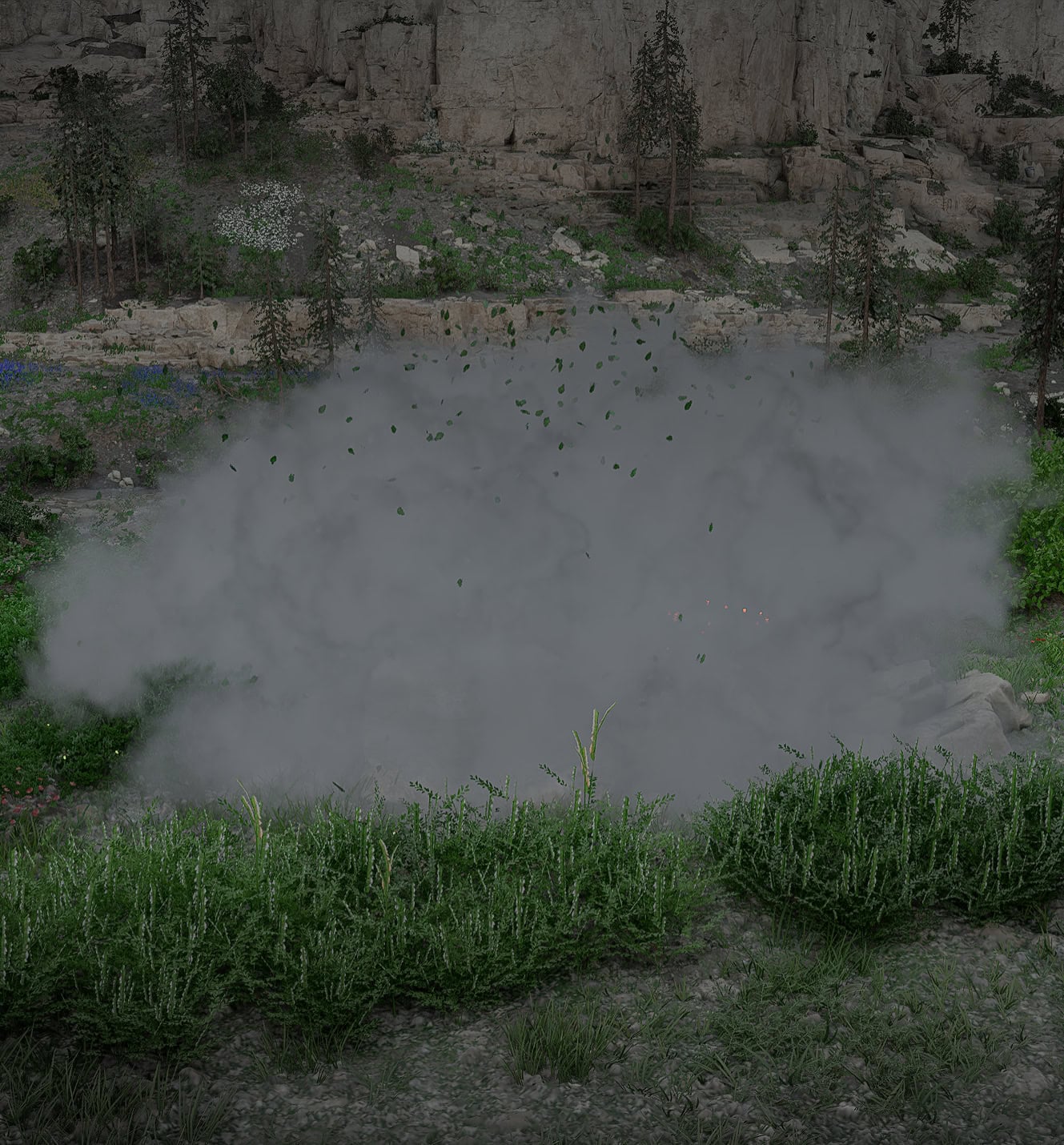 Storm Veil skill animation and effect