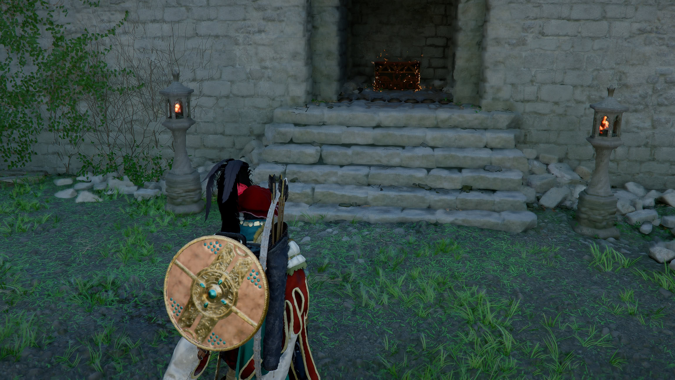 Sunset Reed Leather Cloak