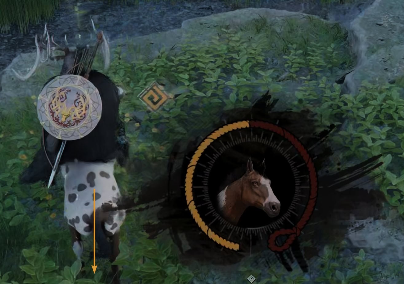 Taming a horse in Crimson Desert using keyboard and mouse