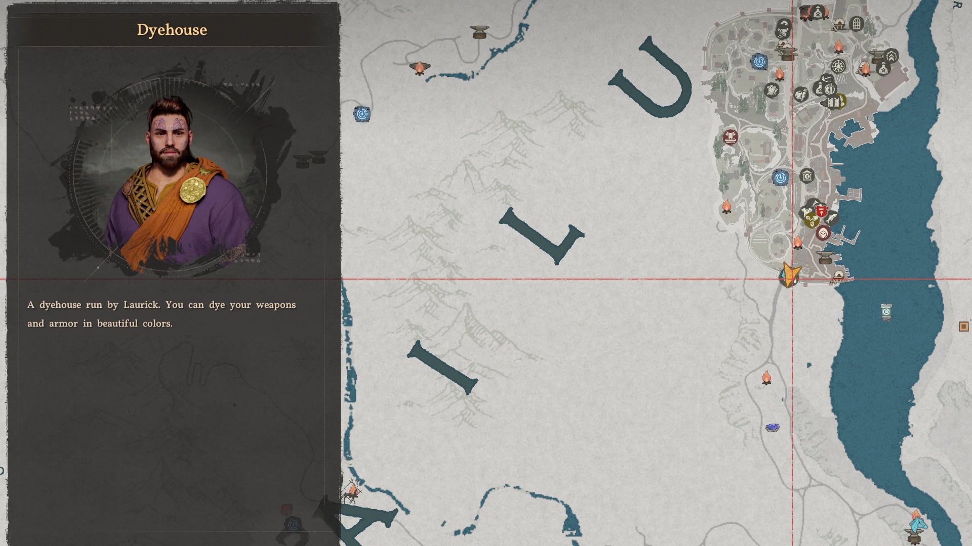 Teal Dye Vendor (Pailunese) Map Location