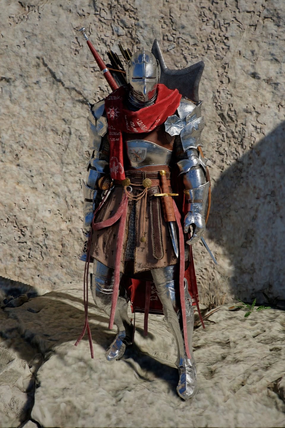 Unyielding Warrior's Plate Armor Front