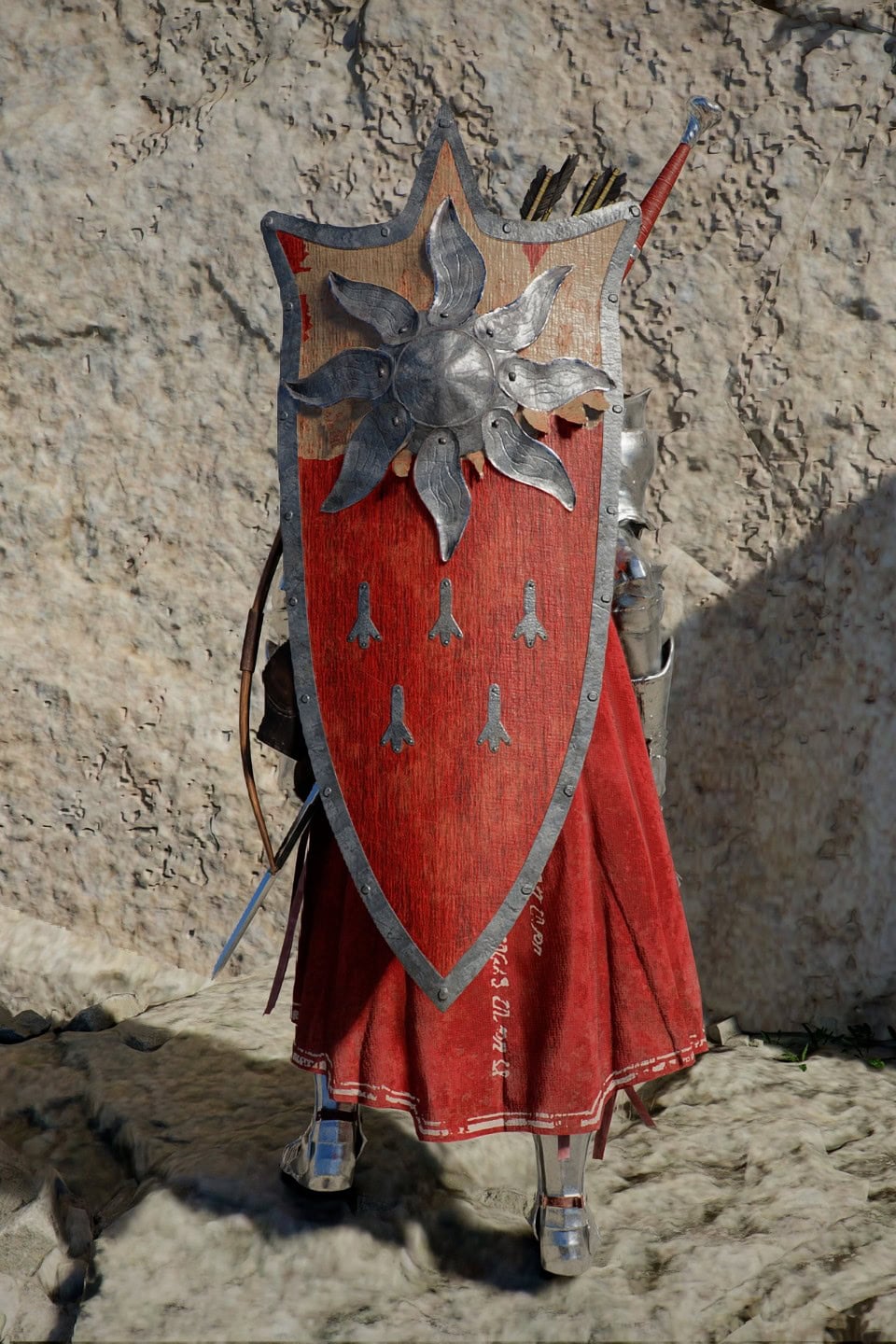 Unyielding Warrior's Plate Armor Back