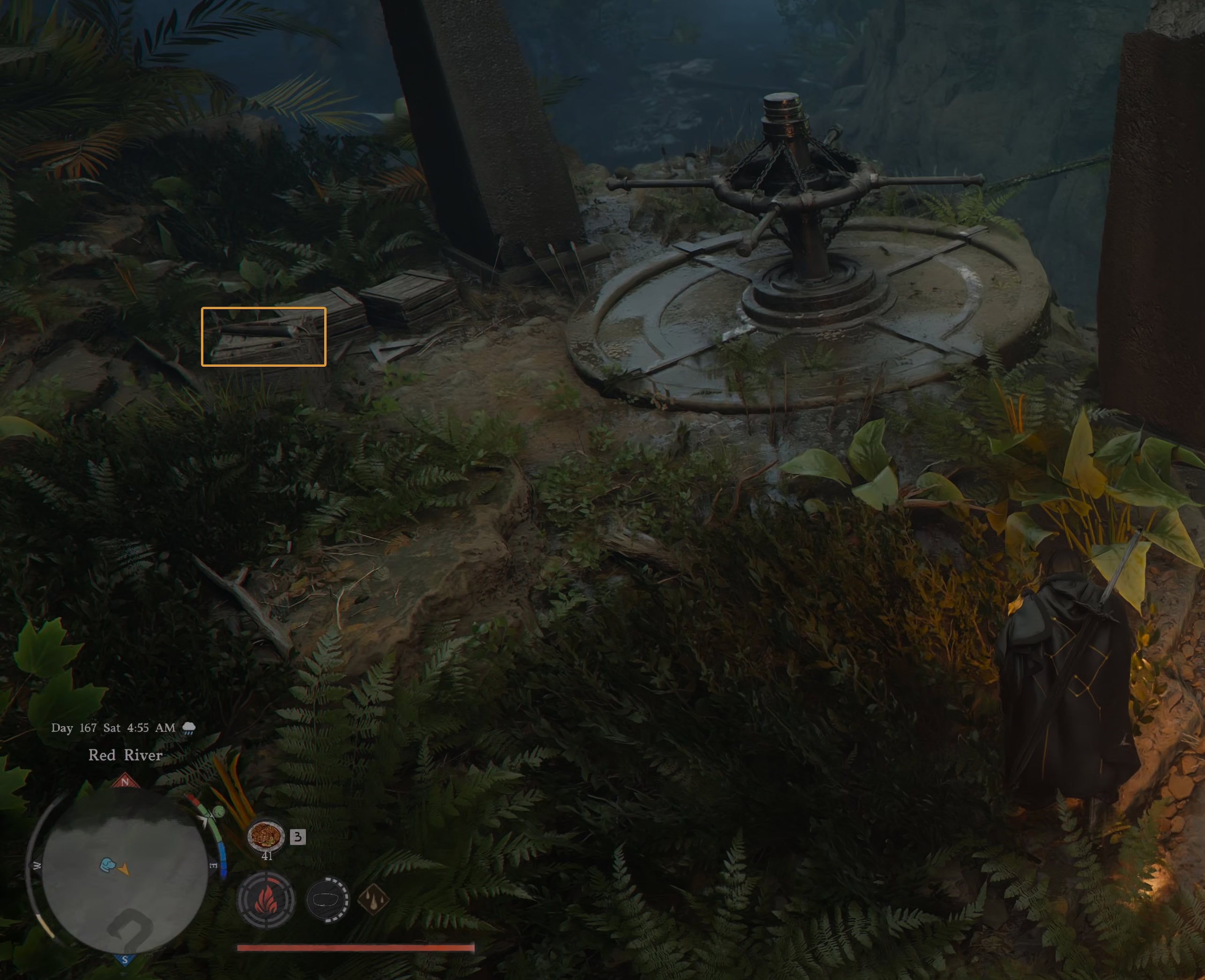 Arrows and Bow location