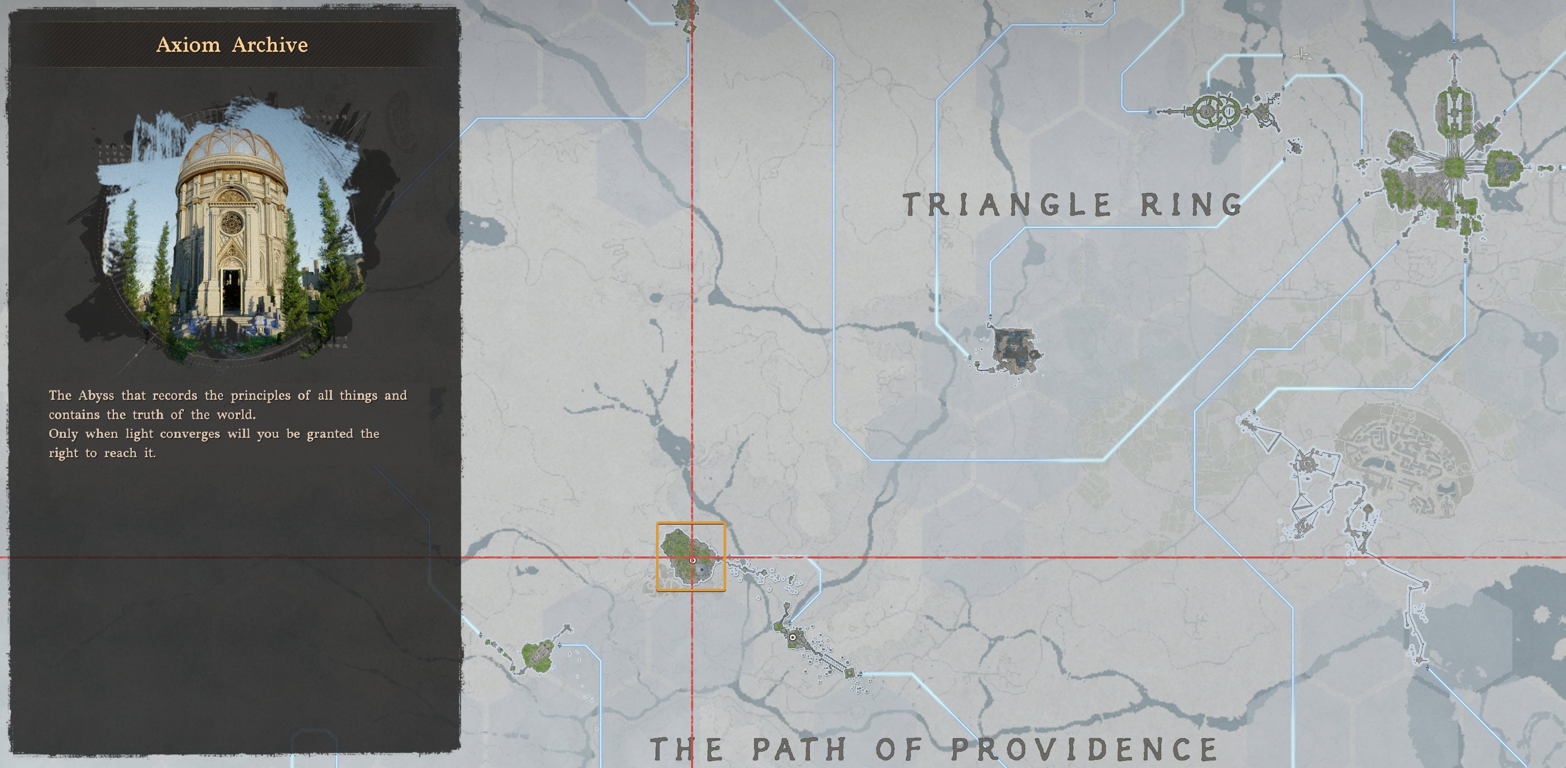 Axiom Archive Map