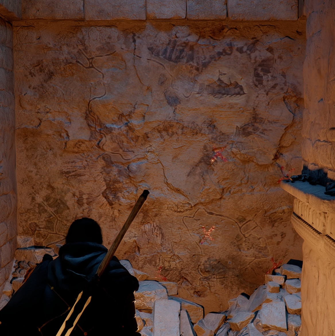 Azure Moon Labyrinth Map on the Wall