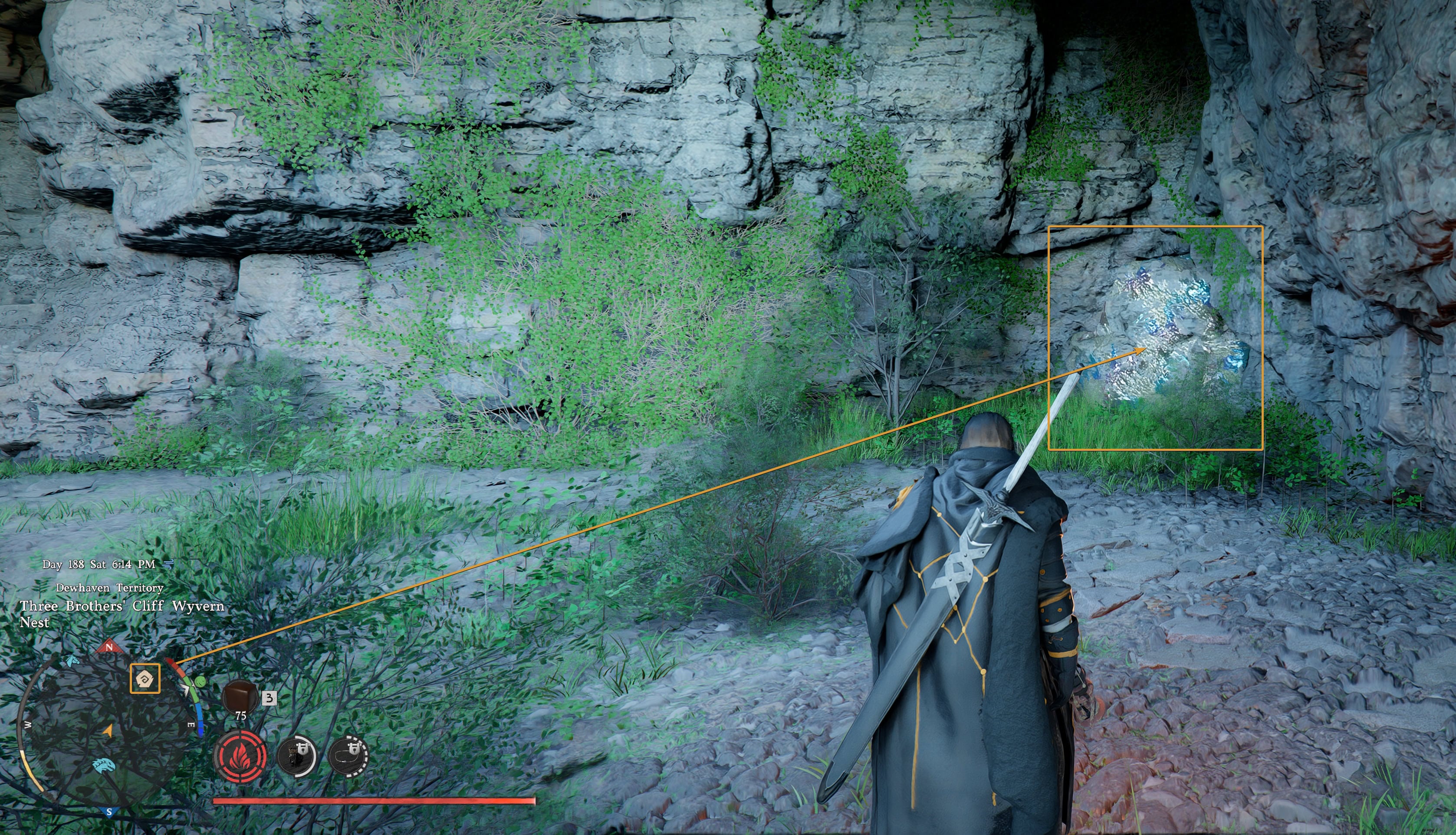Baby Wyvern Egg Cave Entrance
