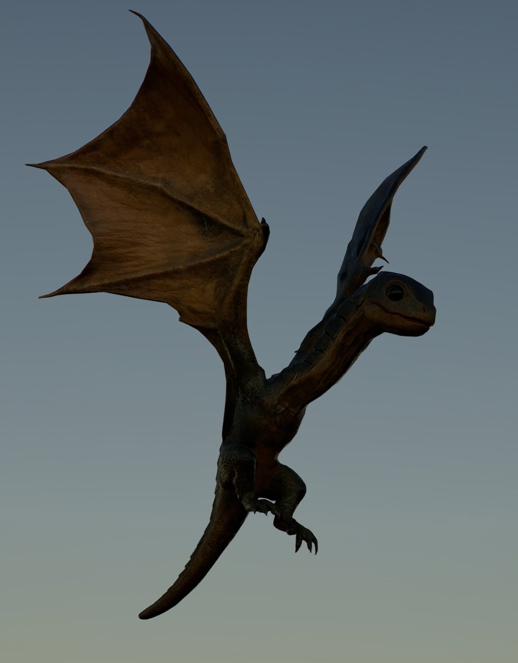 Baby Wyvern from up close