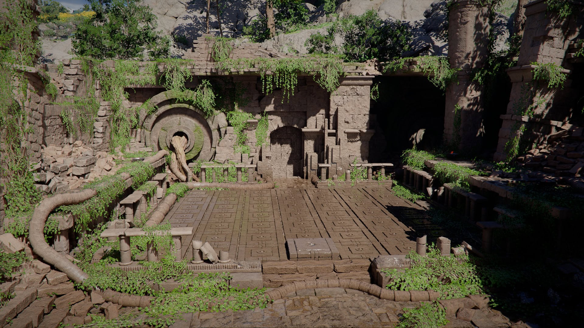 Beardtree Hills Ancient Ruins Tiles Puzzle Solution in Crimson Desert