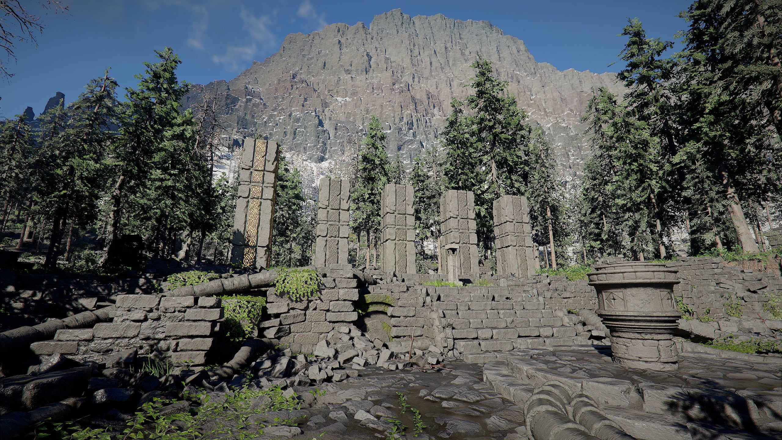 Deepfog Basin Ruins Stone Pillar Puzzle Solution in Crimson Desert