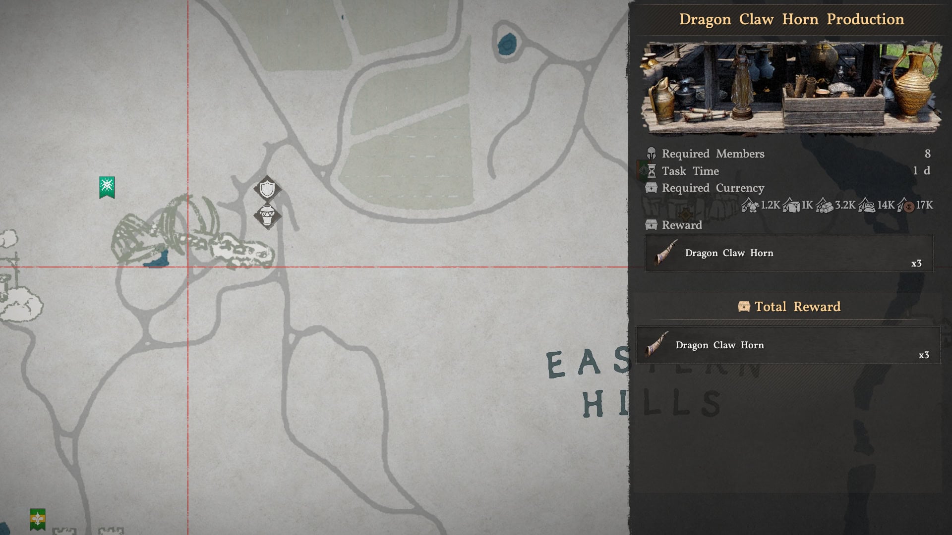 Crafting Mission to Tinkerton Dig Site in the center of Delesyia