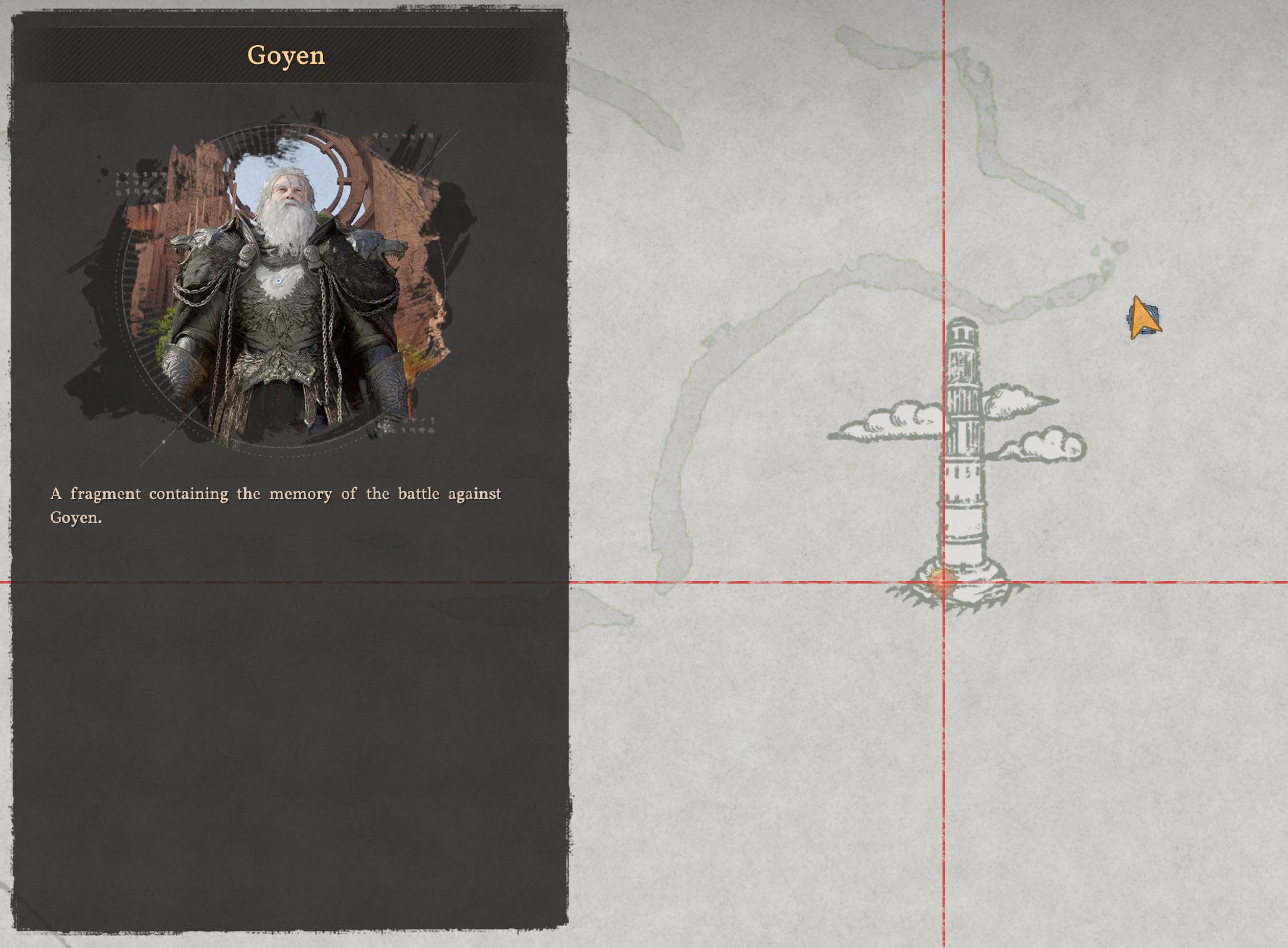 Goyen Boss Rematch Location Map