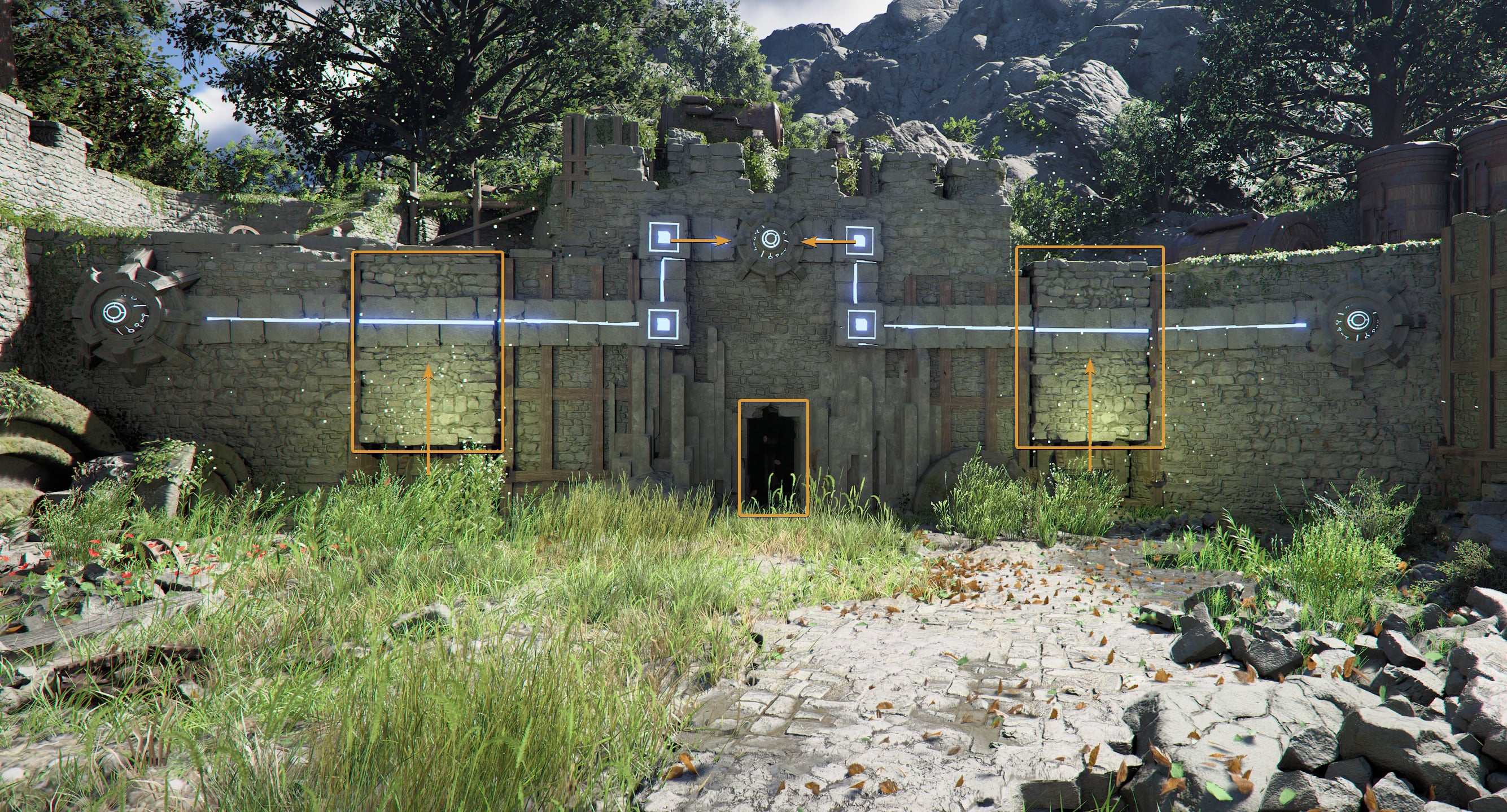 How to solve the Blue Thicket Lights Puzzle