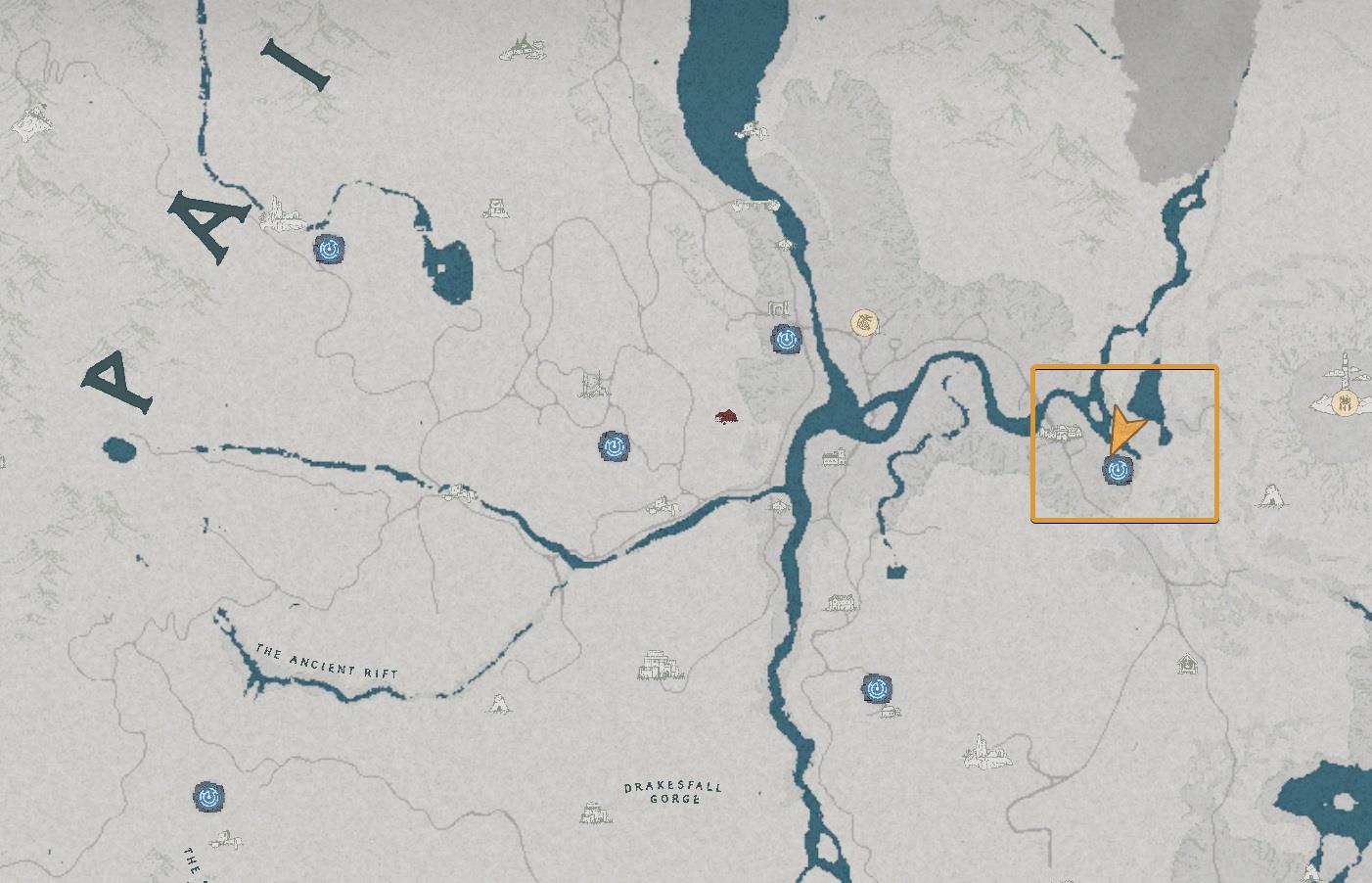 Lyselia, the Witch of Humility Map