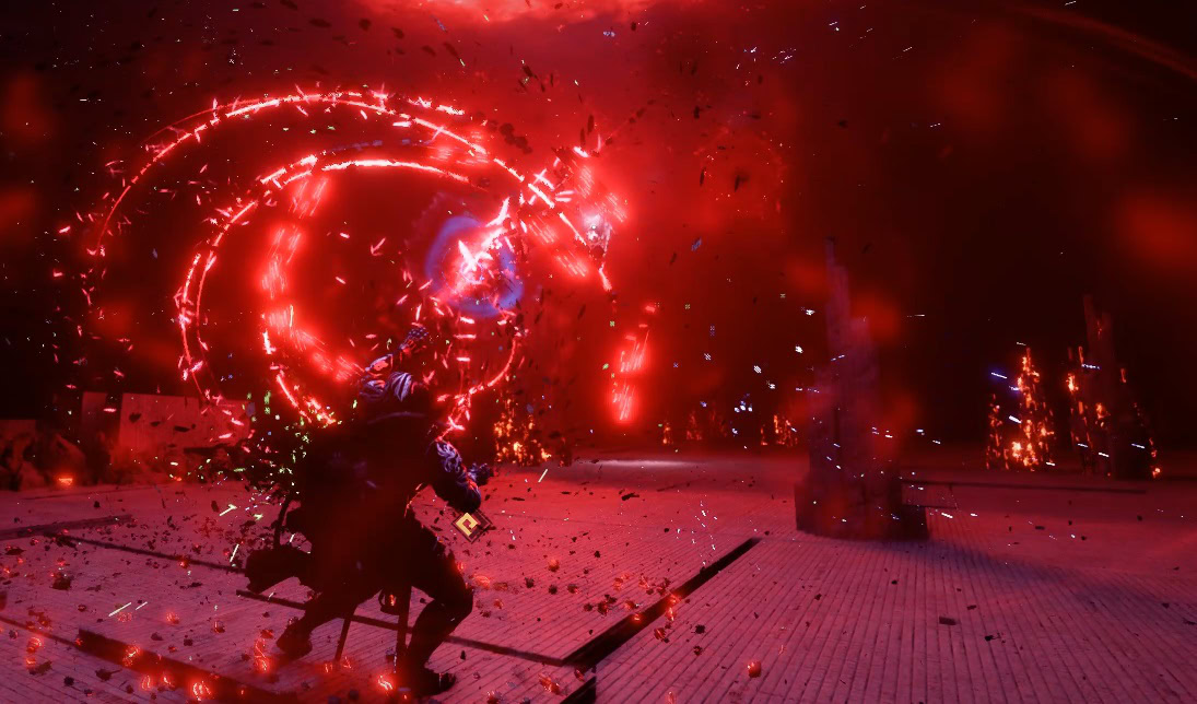 Using Nature's Snare against powerful beings in Crimson Desert (hard bosses)