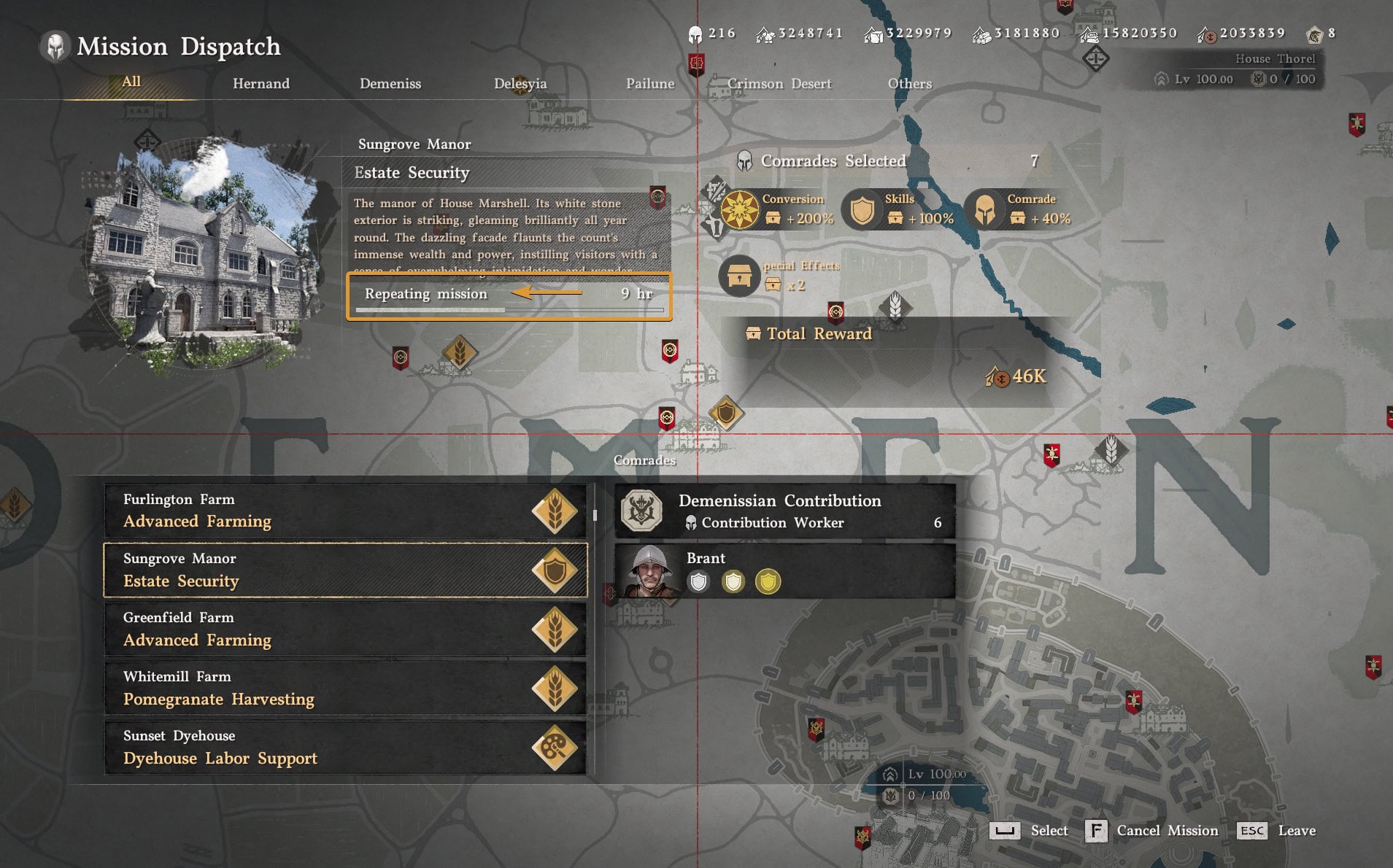 Repeating Mission UI note