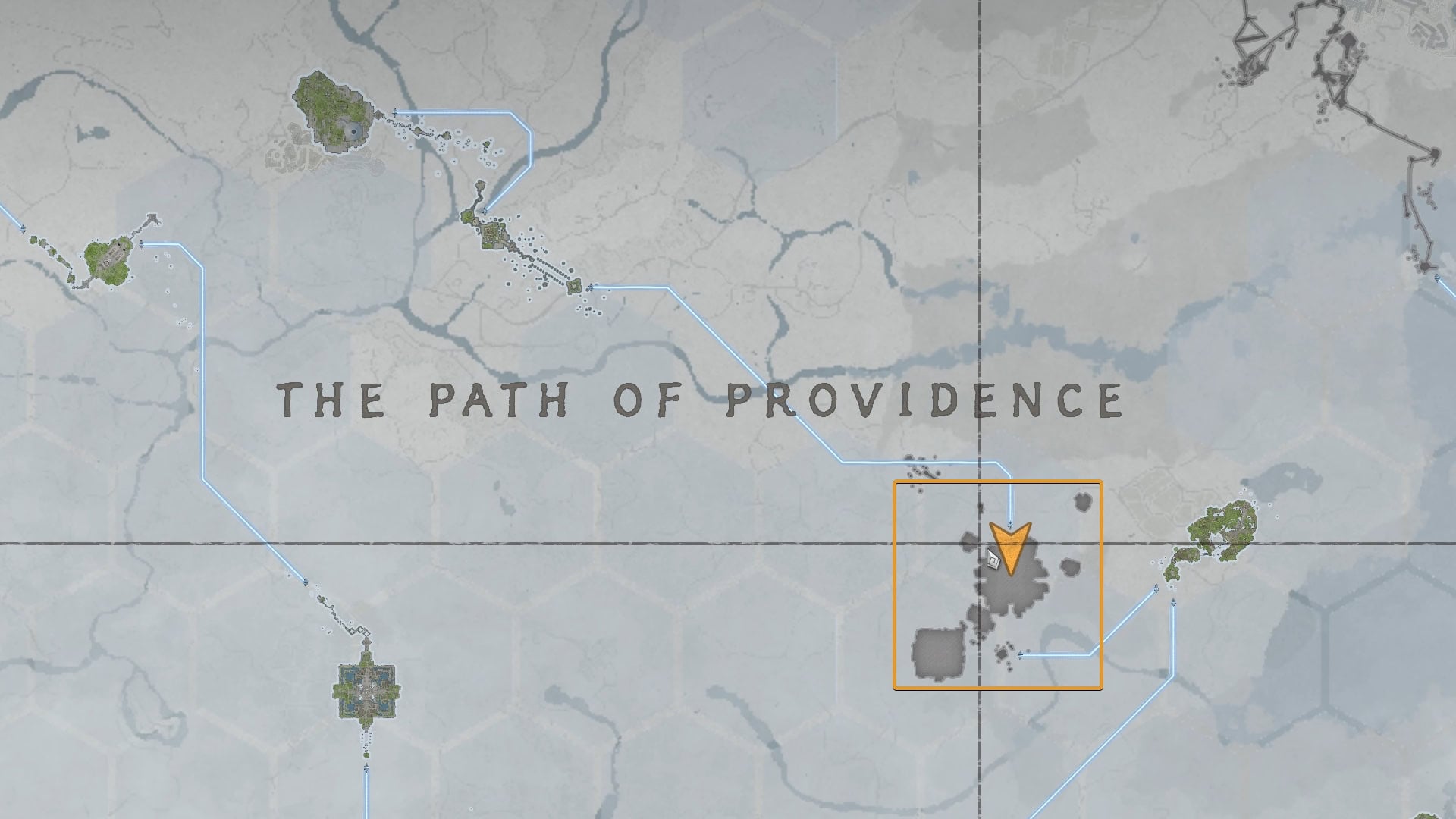 Root's End Location Map