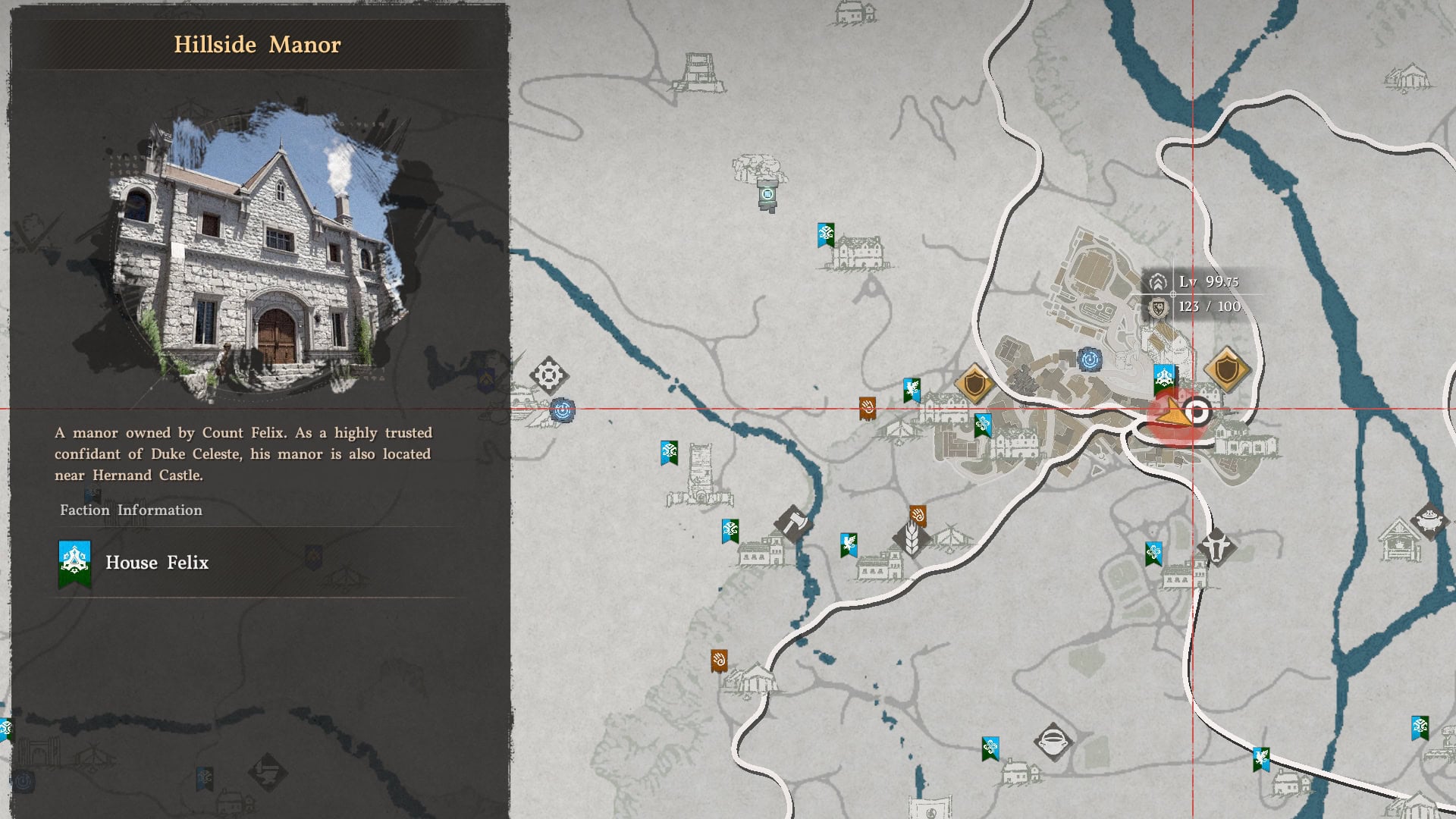 Saint's Necklace Map