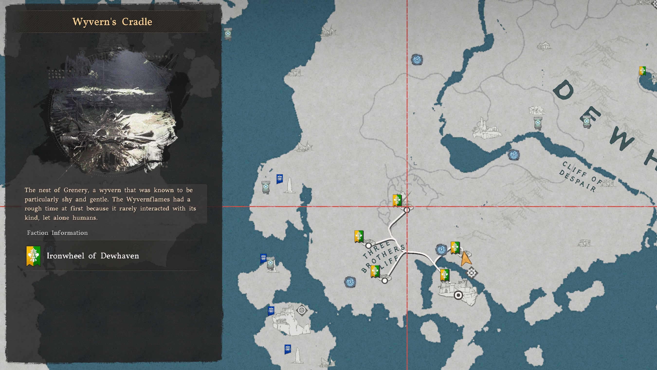 Where to find the Wyvern Egg - Map