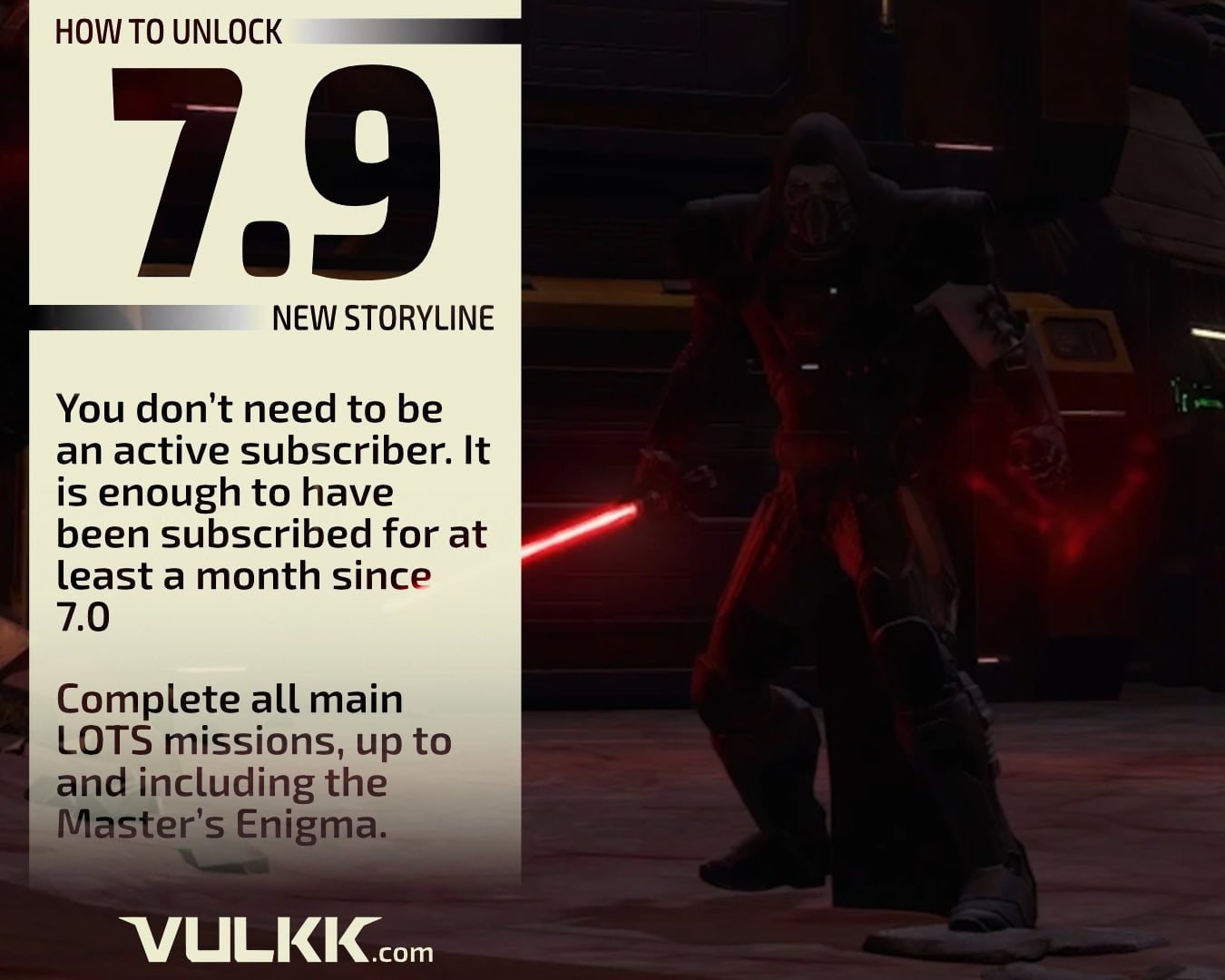 7.9 SWTOR Story Unlock Requirements