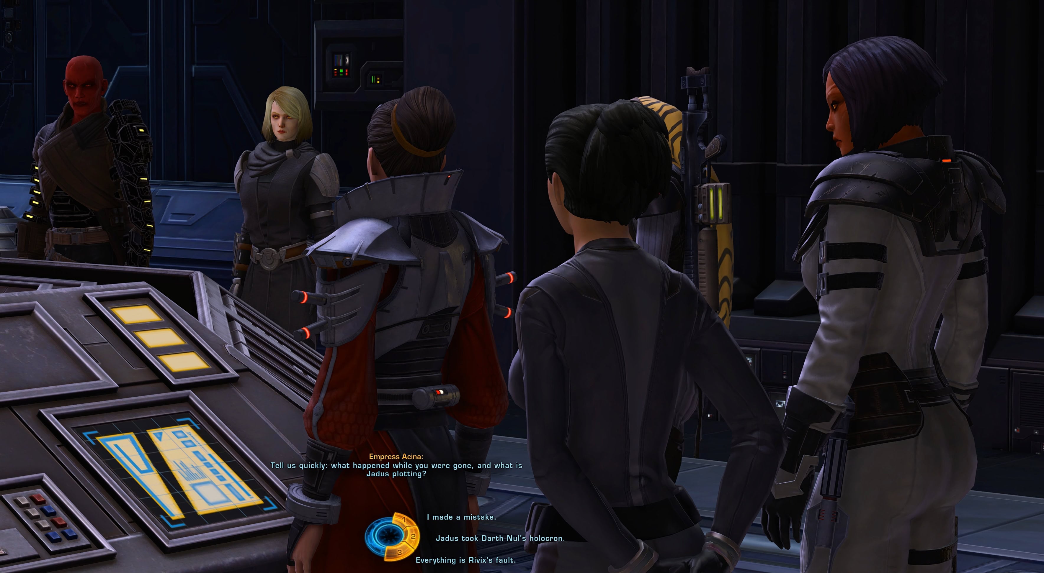Choosing what to tell the Faction Leadership