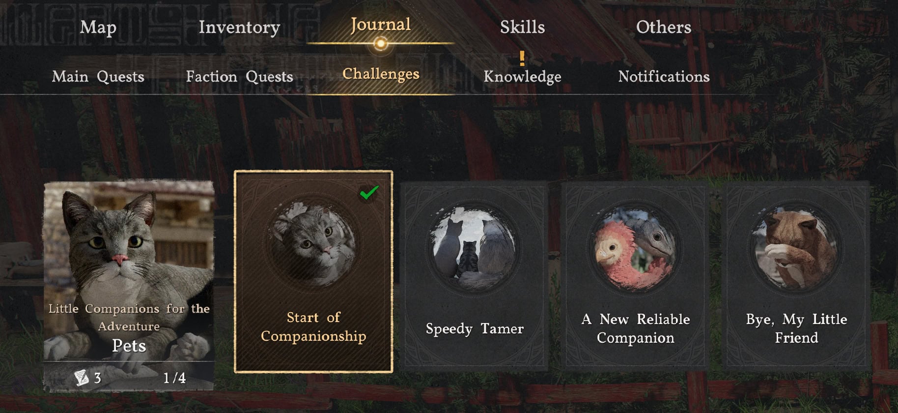 Crimson Desert 1.11 Pets Challenges