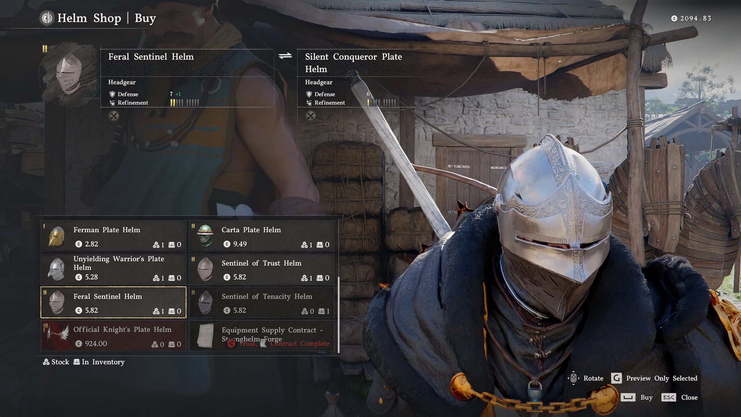 Feral Sentinel Helm (Kliff)