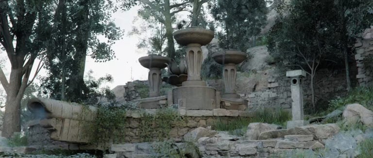 How to solve the Smoking Lands Ancient Ruins Fountain Puzzle in Crimson Desert Featured
