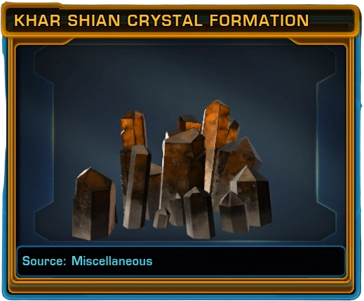 Khar Shian Crystal Formation Decoration Preview