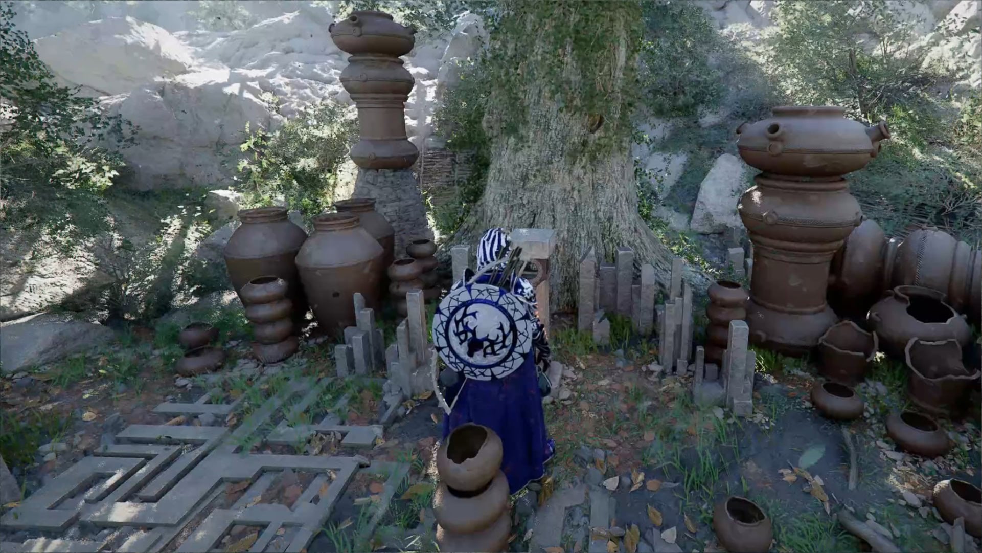 Kingshield Mountains Ancient Ruins Jar Puzzle Solution in Crimson Desert