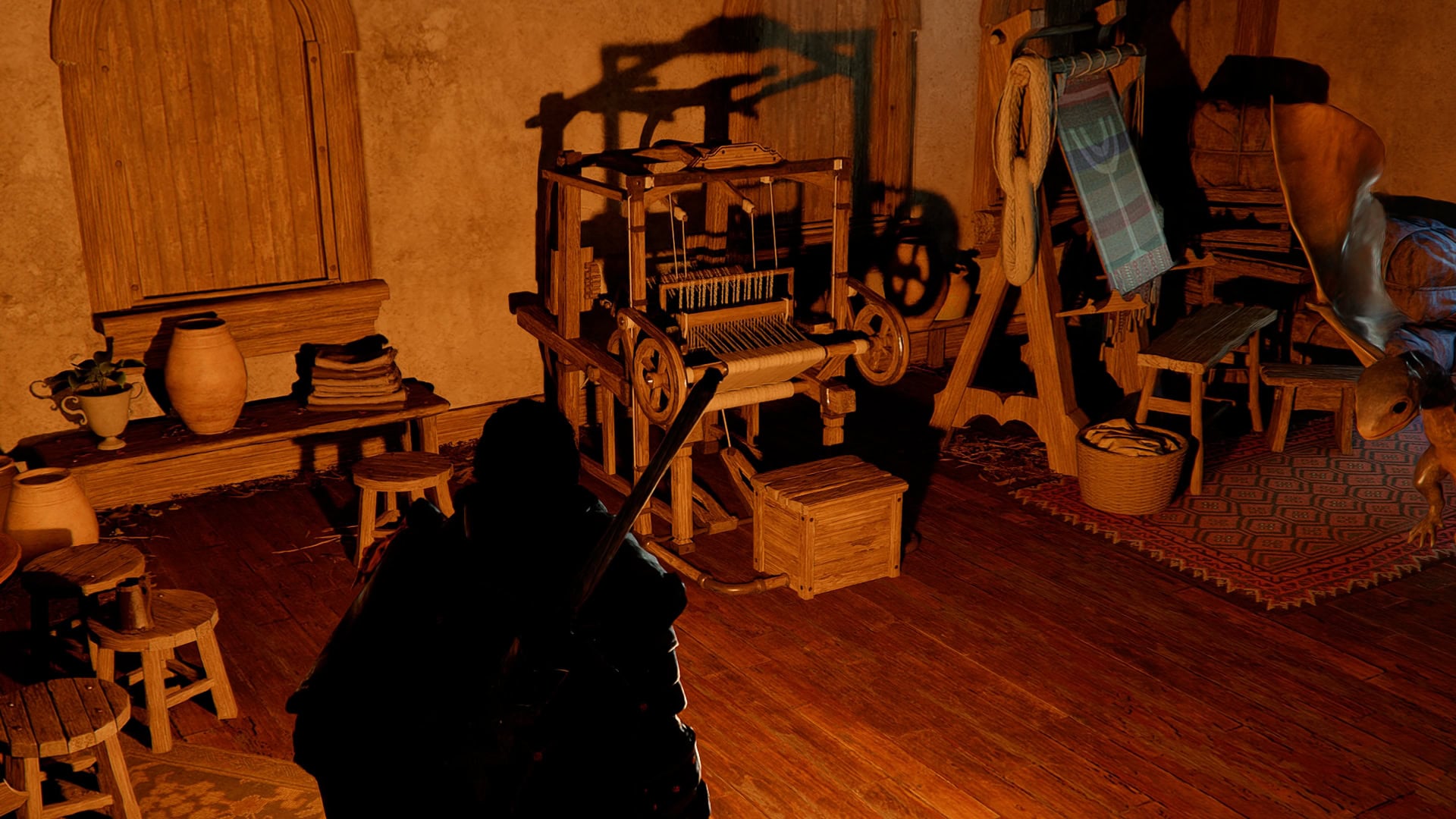 Loom at the Tailor Shop in Hernand