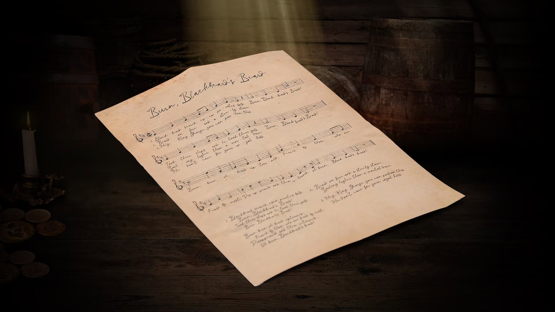 Sea Shanty Music Sheet