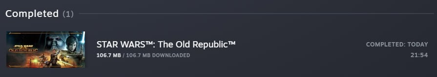 SWTOR Steam Launcher Update 16th September 2026