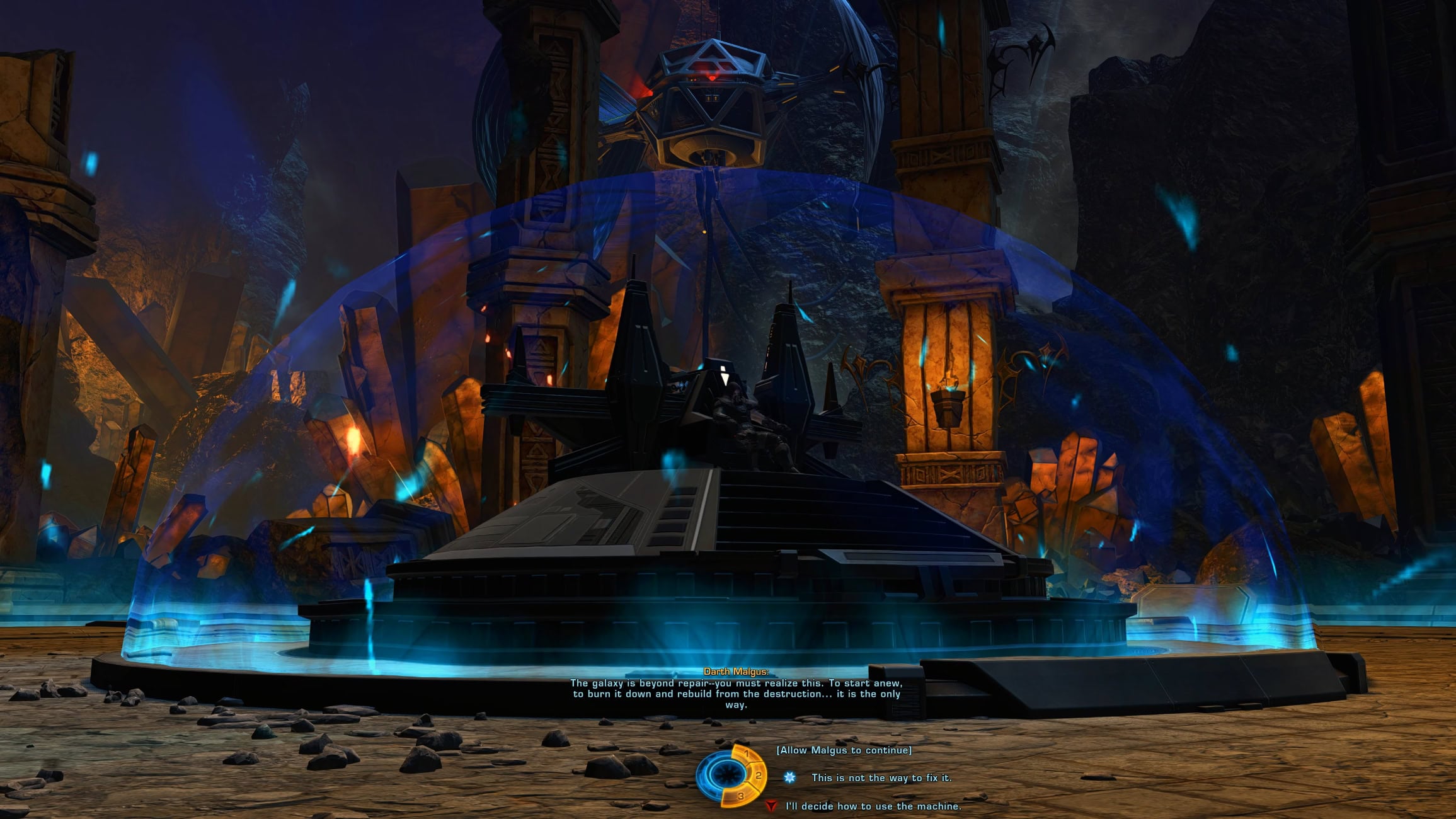 Should you allow Malgus to Continue (Dark vs Light)