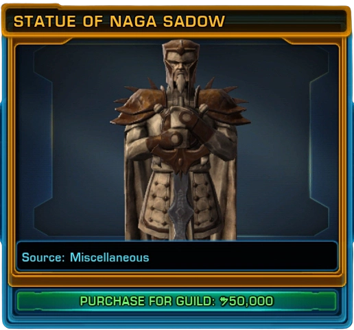 Statue of Naga Sadow Decoration Preview