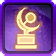 Trophy Sculpture Purple Purple Decoration Icon